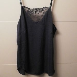 H&M tank top with lace detail